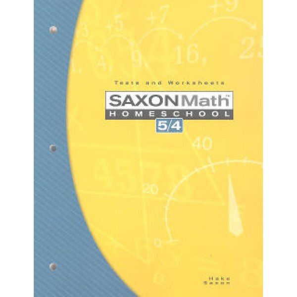 saxon-math-5-4-homeschool-tests-and-worksheets-veritas-press for Free Printable Saxon Math Worksheets Saxon Math 5/4 Homeschool Tests and Worksheets | Veritas Press for Free Printable Saxon Math Worksheets